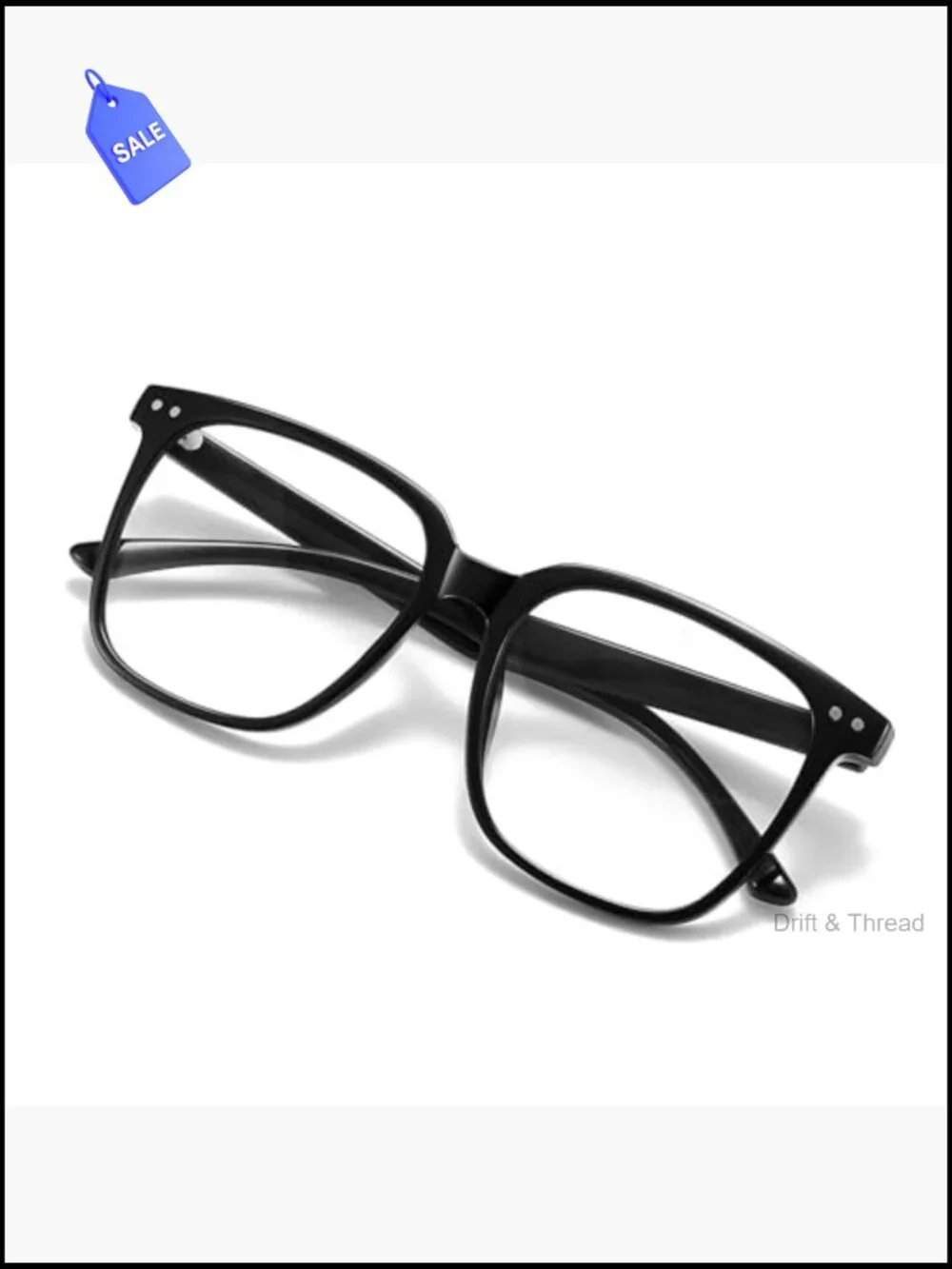 Oversized Square Blue Light Blocking Glasses for Women Men Anti Glare Computer